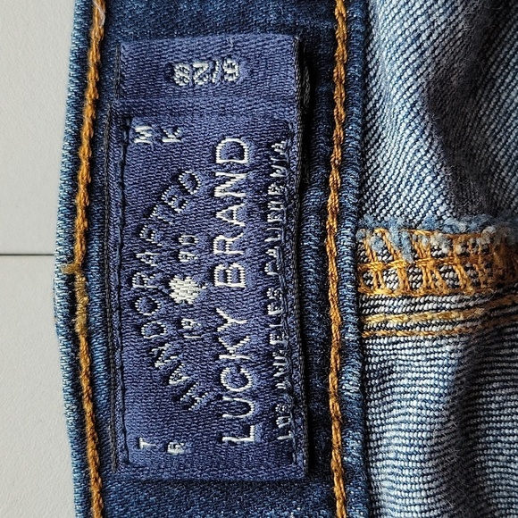 Lucky Brand Brooke Capri Jeans Dark Wash Size 6 - Picture 13 of 15